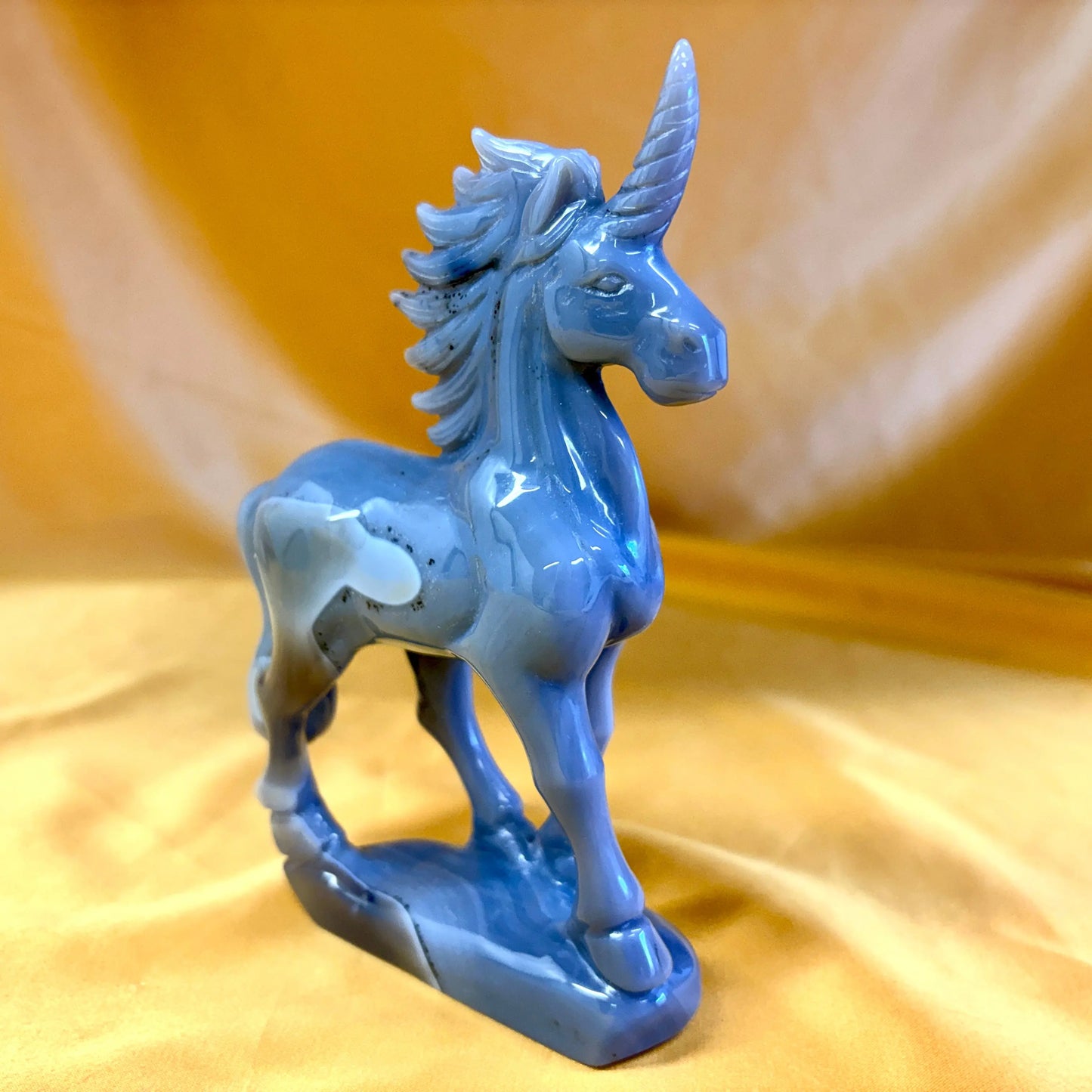 Akaatti - Sinun oma yksisarvisesi - 15cm - 02