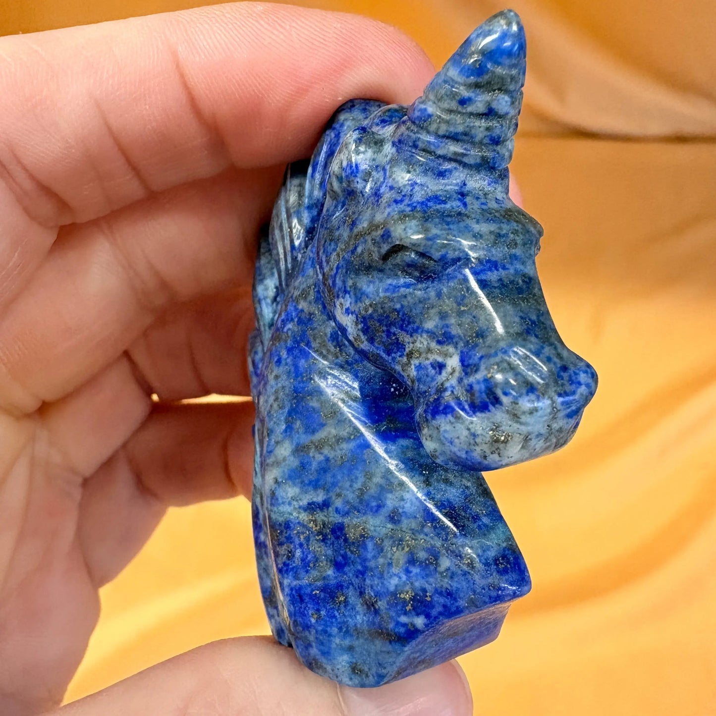 Lapis latsuli - Sinisen Säteen Kristalliyksisarvinen - 5cm