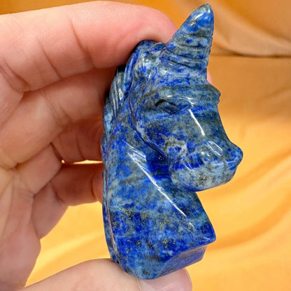 Lapis latsuli - Sinisen Säteen Kristalliyksisarvinen - 5cm