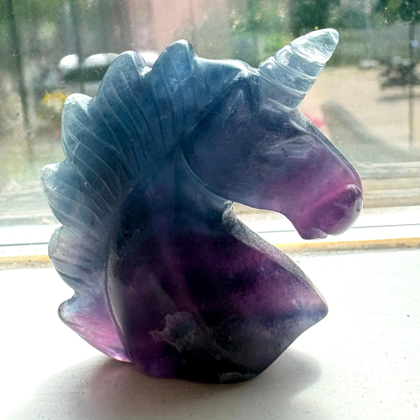 Sateenkaarifluoriitti - Kristalliyksisarvinen Rainbow - 5cm