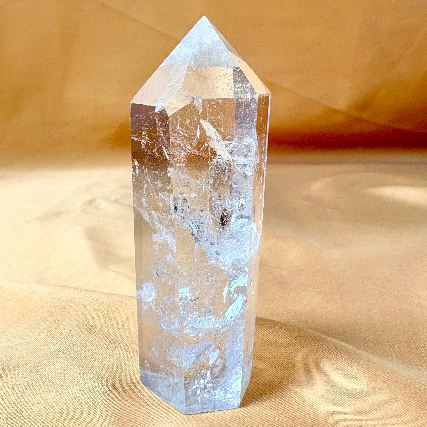 Vuorikristallikärki 7,5cm - Viritetty Mahatmaenergiaan - Huippulaatu