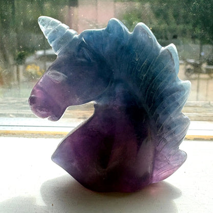 Sateenkaarifluoriitti - Kristalliyksisarvinen Rainbow - 5cm
