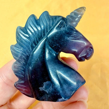 Sateenkaarifluoriitti - Kristalliyksisarvinen Rainbow - 5cm