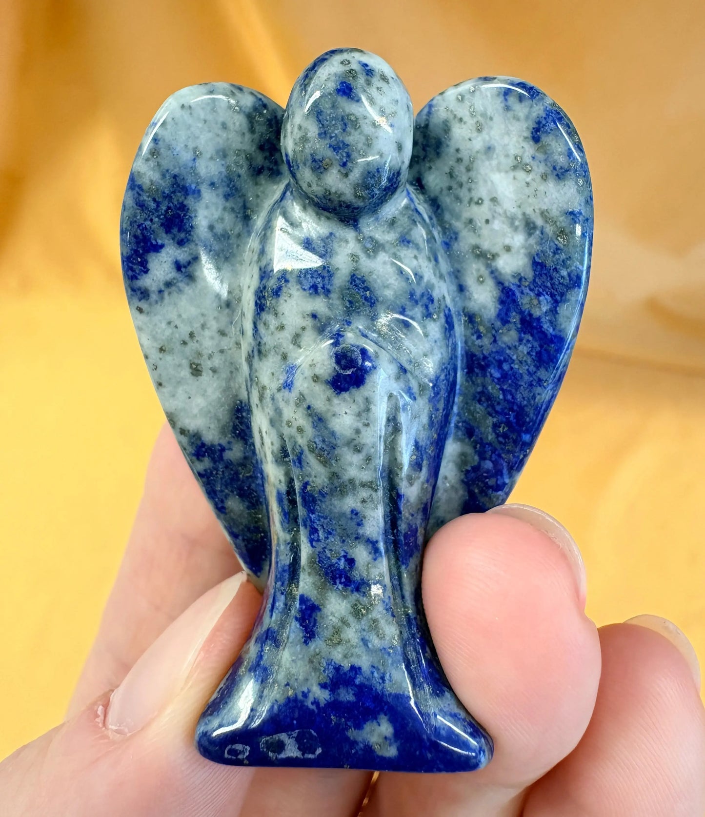 Lapis latsuli - Kristallienkeli Arkkienkeli Mikael - 5cm