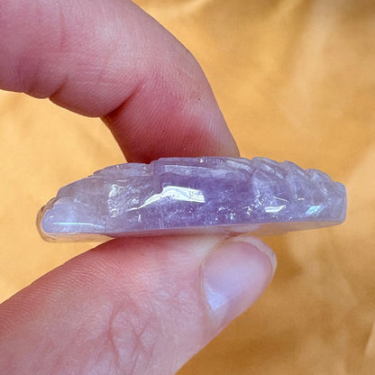 Sateenkaarifluoriitti - Enkelinsiipi kämmenkivi - Intuitiota vahvistava - 4cm