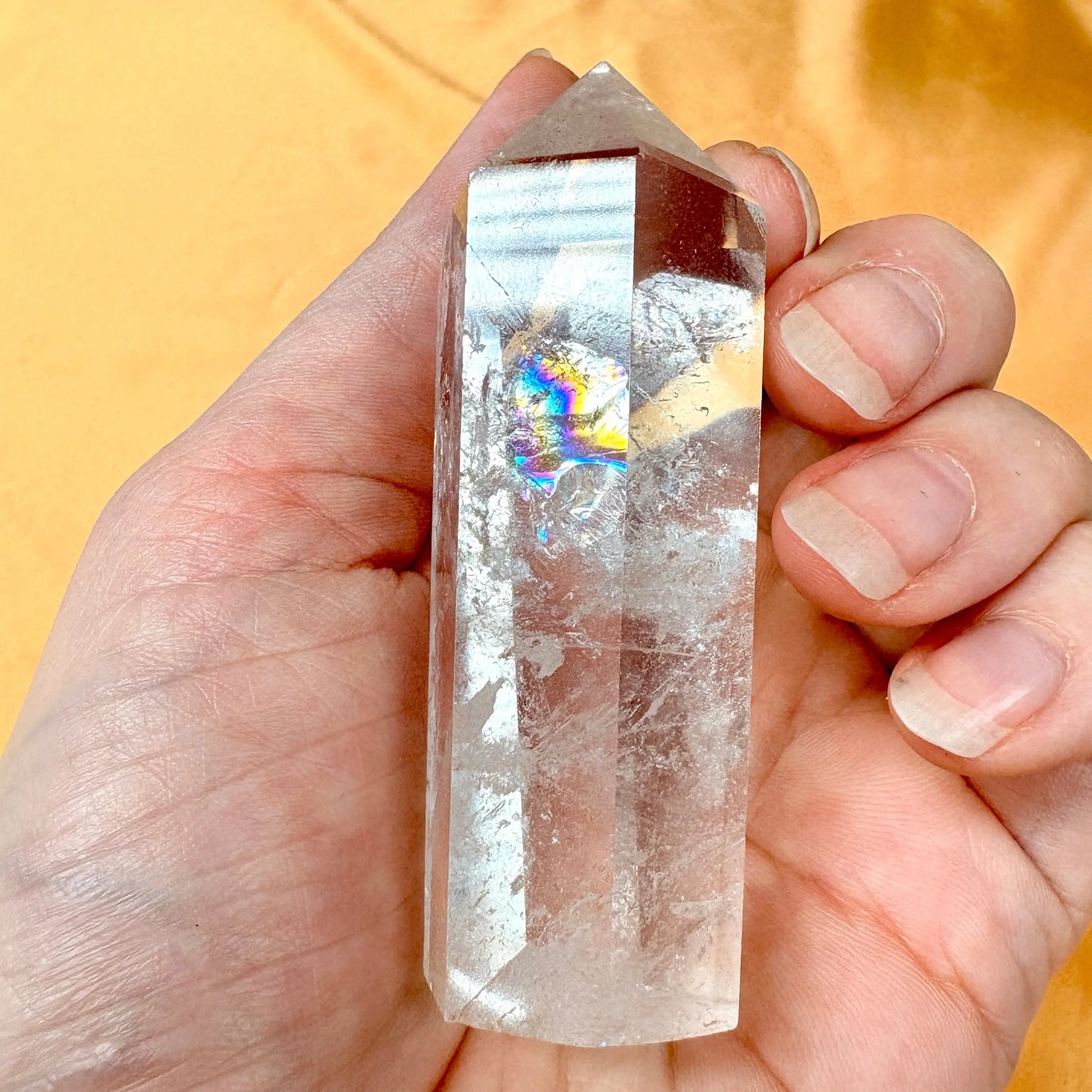 Vuorikristallikärki 7,5cm - Viritetty Mahatmaenergiaan - Huippulaatu