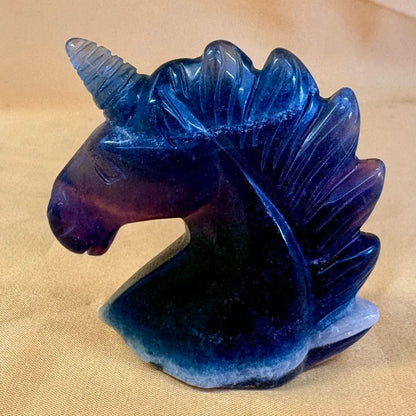 Sateenkaarifluoriitti - Kristalliyksisarvinen Rainbow - 5cm