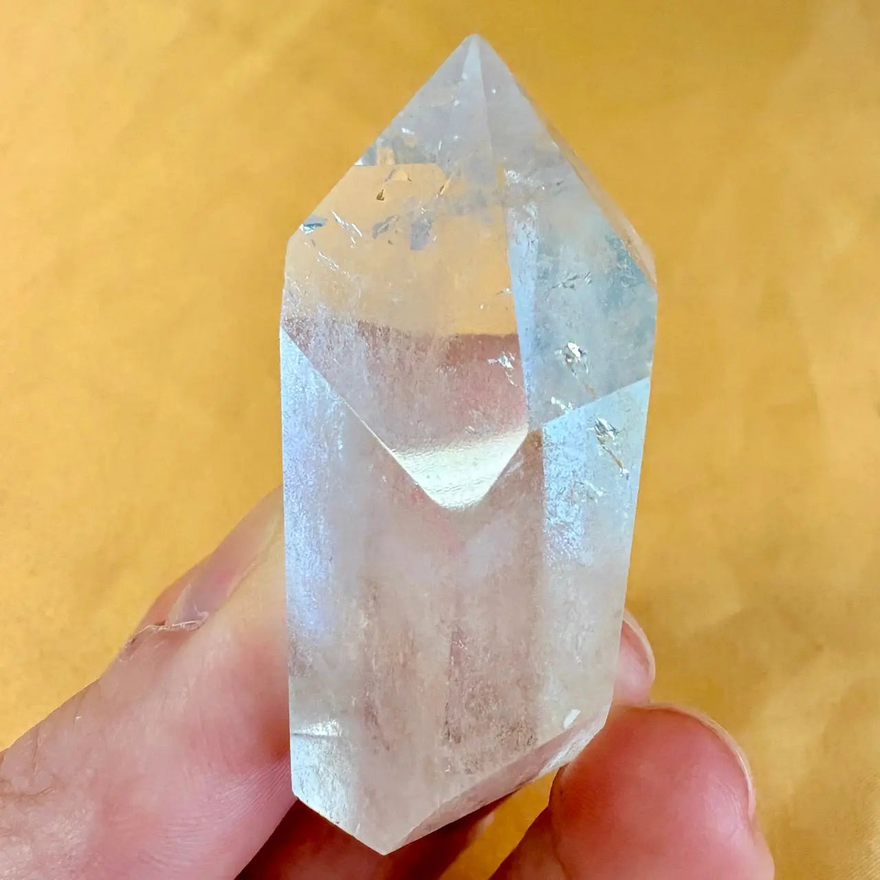 Vuorikristallikärki 4,5cm - Viritetty Mahatmaenergiaan - Huippulaatu