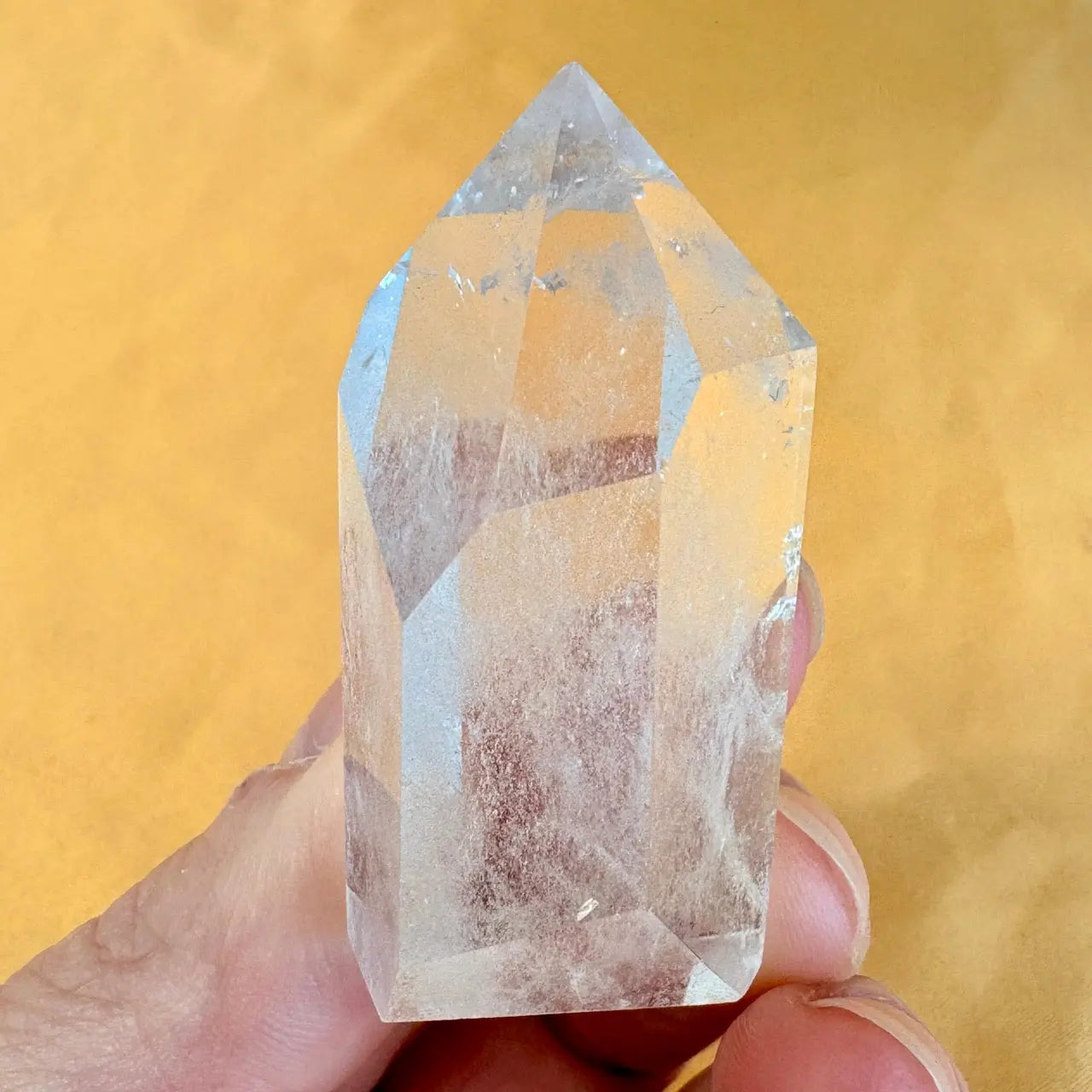 Vuorikristallikärki 4,5cm - Viritetty Mahatmaenergiaan - Huippulaatu