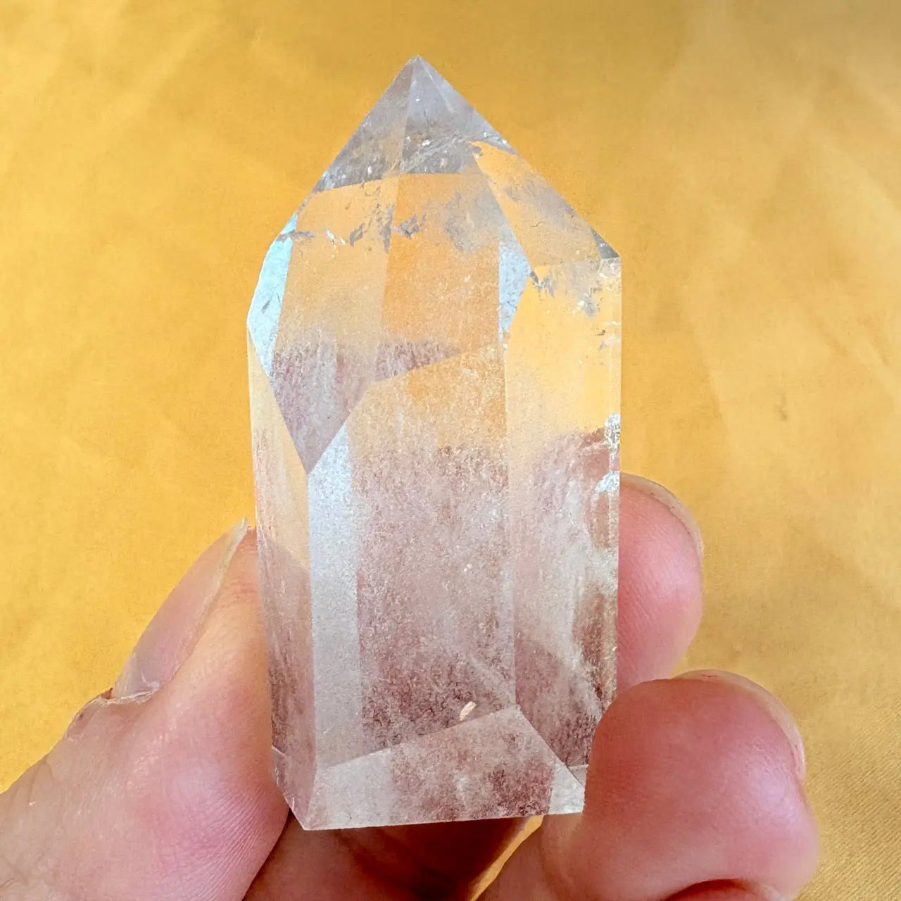 Vuorikristallikärki 4,5cm - Viritetty Mahatmaenergiaan - Huippulaatu