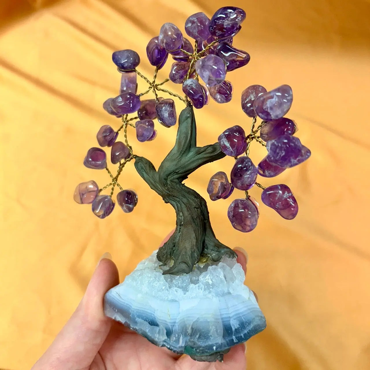 Kristallipuu - Ametisti - 14cm