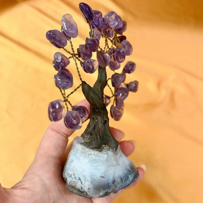 Kristallipuu - Ametisti - 14cm