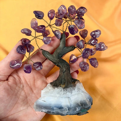 Kristallipuu - Ametisti - 14cm