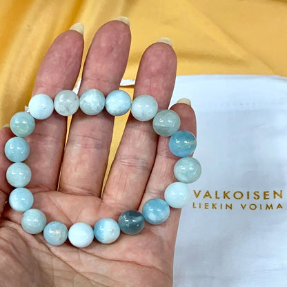 Akvamariini - Rannekoru - Hoitaa sisäistä lasta, tuo turvaa, lisää elämäniloa - Valkoisen Liekin Voima