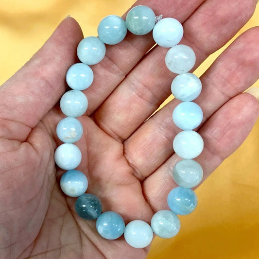 Akvamariini - Rannekoru - Hoitaa sisäistä lasta, tuo turvaa, lisää elämäniloa - Valkoisen Liekin Voima