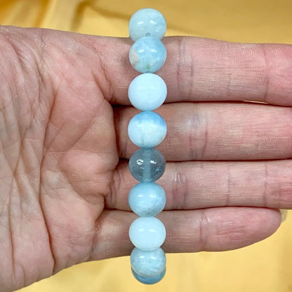 Akvamariini - Rannekoru - Hoitaa sisäistä lasta, tuo turvaa, lisää elämäniloa - Valkoisen Liekin Voima