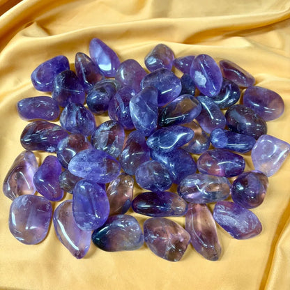 Ametisti - Kämmenkivi - Kantaa Ae Zadkielin energiaa 3 - 5cm - Valkoisen Liekin Voima