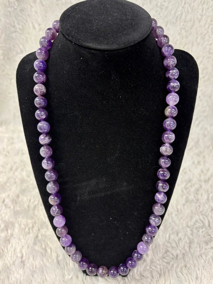 Ametisti Kaulakoru - Rauhoittaa kehoa, sulattaa kipuja Valkoisen Liekin Voima