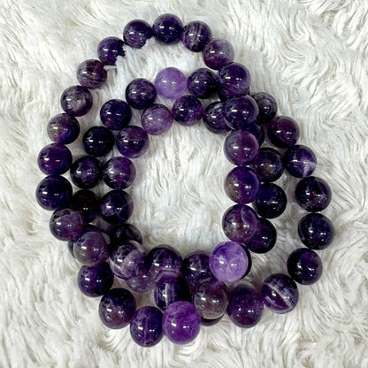 Ametisti Kaulakoru - Rauhoittaa kehoa, sulattaa kipuja Valkoisen Liekin Voima