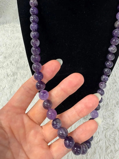 Ametisti Kaulakoru - Rauhoittaa kehoa, sulattaa kipuja Valkoisen Liekin Voima