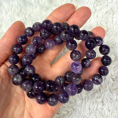 Ametisti Kaulakoru - Rauhoittaa kehoa, sulattaa kipuja Valkoisen Liekin Voima