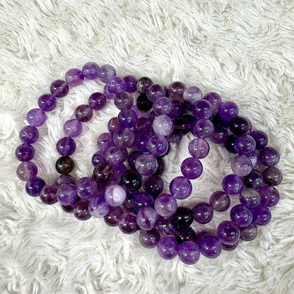 Ametisti - Rannekoru - Rauhoittaa kehoa, sulattaa kipuja Valkoisen Liekin Voima