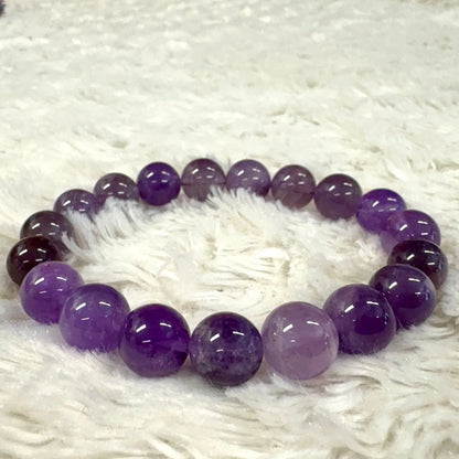 Ametisti - Rannekoru - Rauhoittaa kehoa, sulattaa kipuja Valkoisen Liekin Voima