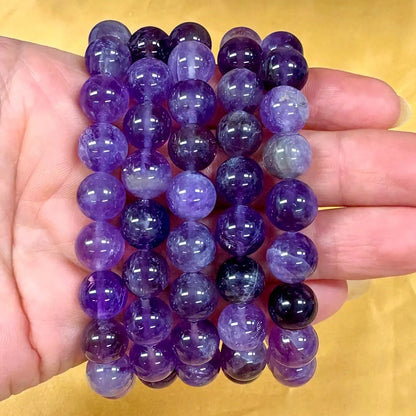 Ametisti - Rannekoru - Rauhoittaa kehoa, sulattaa kipuja - Valkoisen Liekin Voima