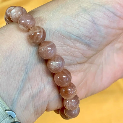 Aurinkokivi - Rannekoru - Kohottaa mielialaa, tuo energiaa ja lisää omanarvontuntoa - Valkoisen Liekin Voima