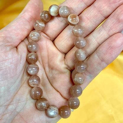 Aurinkokivi - Rannekoru - Kohottaa mielialaa, tuo energiaa ja lisää omanarvontuntoa - Valkoisen Liekin Voima