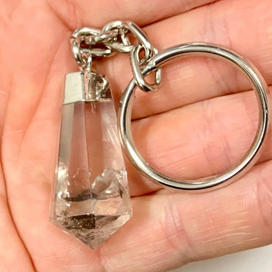 Savukvartsi - Avaimenperä - Viistehiottu kristallikärki - Valkoisen Liekin Voima