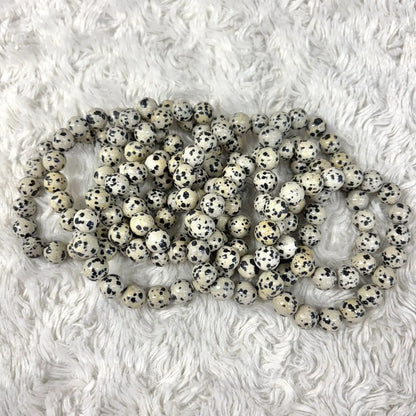 Dalmatian jaspis - Rannekoru - Tuo iloa ja kepeyttä elämään - Valkoisen Liekin Voima