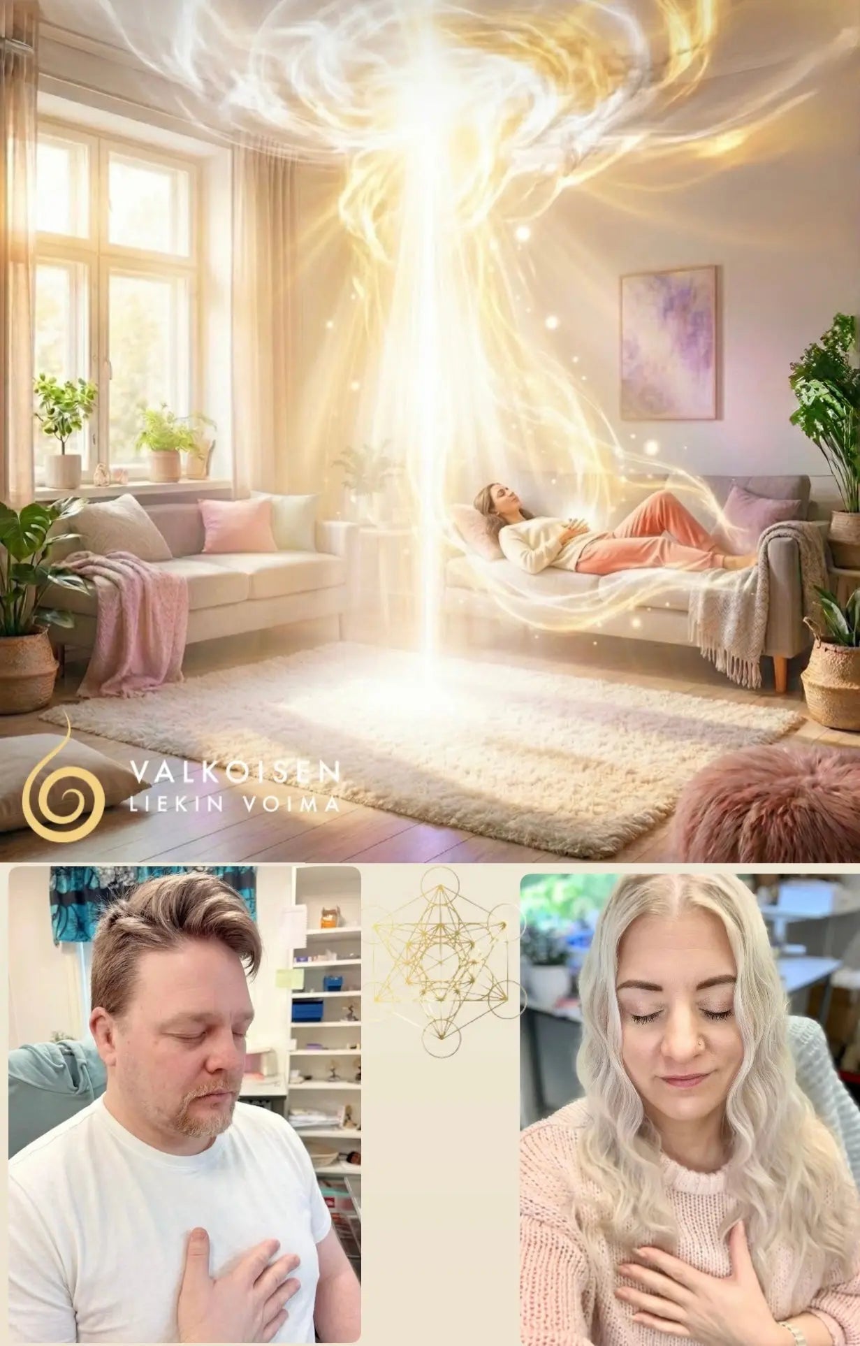 Henkilökohtainen energiasiivous (Piian ja Teemun yhdessä kanavoima) - Valkoisen Liekin Voima