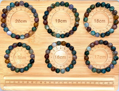 Intian akaatti - Rannekoru - Ikuisuuskivi, helpottaa ajatusta vanhenemisesta, lisäten charmia Valkoisen Liekin Voima