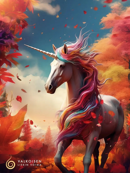 Itsetunnon Boostaus - juliste 70cm x 100cm - Valkoisen Liekin Voima