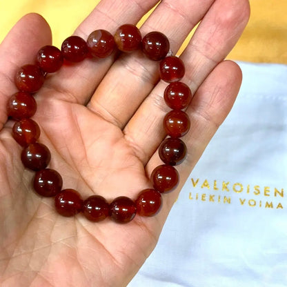 Karneoli - Rannekoru - Naisten voimakivi - Valkoisen Liekin Voima