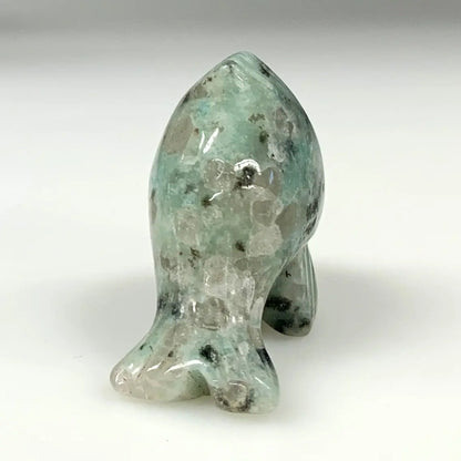 Kiivikivi - Kristallifisu - Lasten suosikki - 4,5cm - Valkoisen Liekin Voima