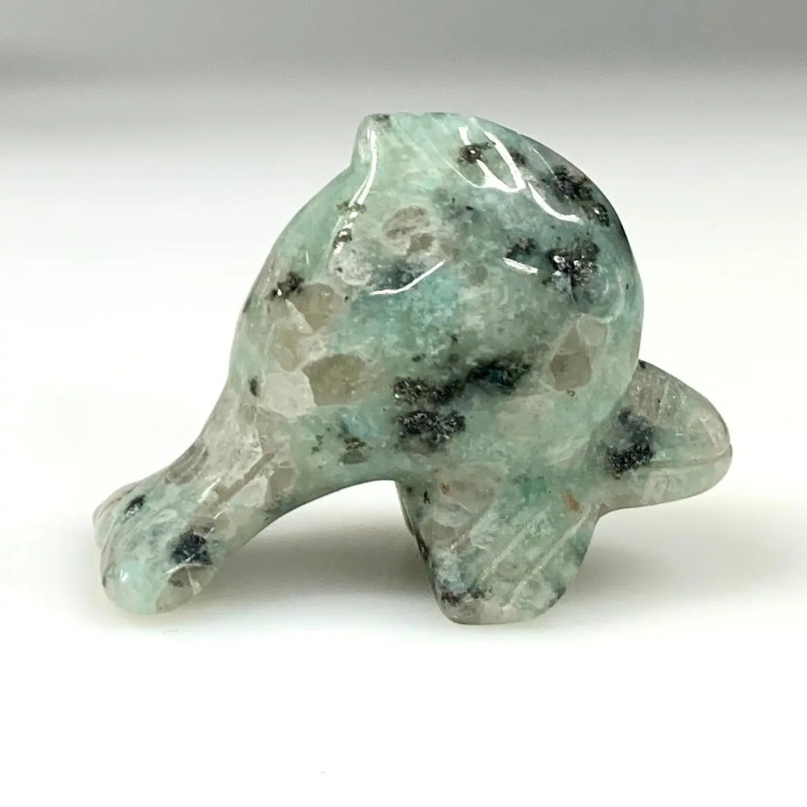 Kiivikivi - Kristallifisu - Lasten suosikki - 4,5cm - Valkoisen Liekin Voima