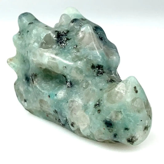 Kiivikivi - Kristallilohikäärme 5cm - Rauhoittaa ja luo ympärillesi suojakilven - Valkoisen Liekin Voima