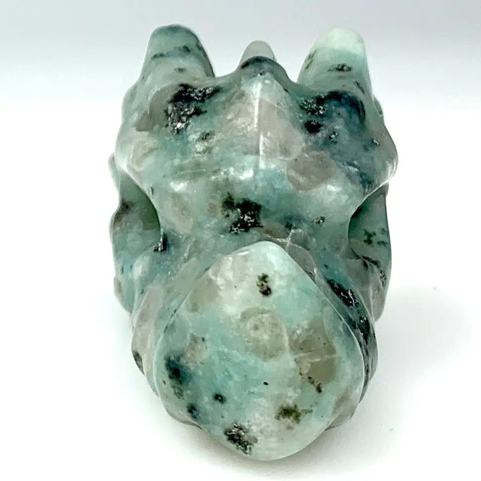 Kiivikivi - Kristallilohikäärme 5cm - Rauhoittaa ja luo ympärillesi suojakilven - Valkoisen Liekin Voima