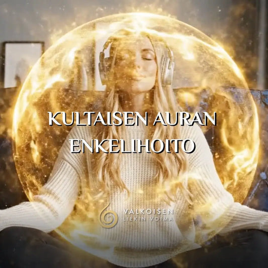 Kultaisen Auran enkelihoito - kuunneltava energiahoito - Valkoisen Liekin Voima
