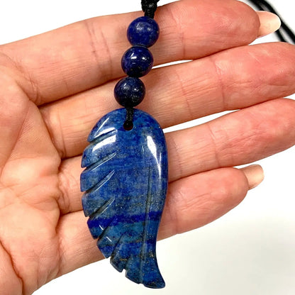 Lapis latsuli - Enkelinsiipikaulakoru - Suojelusta, vahvuutta ja rohkeutta - Valkoisen Liekin Voima