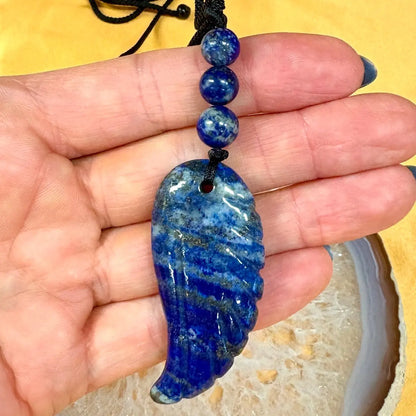 Lapis latsuli - Enkelinsiipikaulakoru - Suojelusta, vahvuutta ja rohkeutta - Valkoisen Liekin Voima