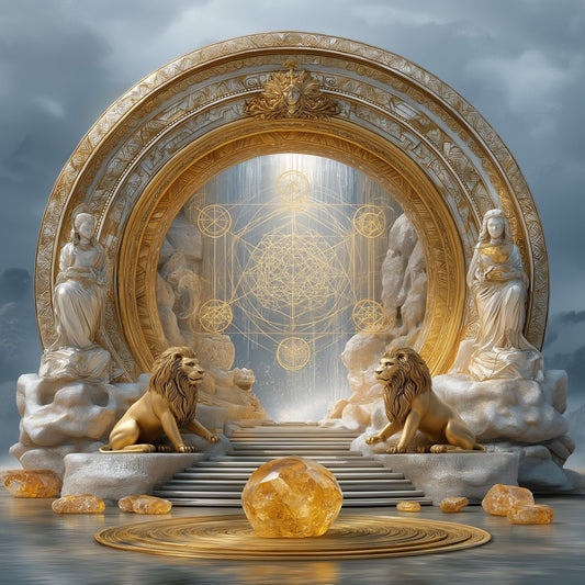 Leijonaporttihoito Kultaisen Parantajakristallin kanssa (Golden Healer) - Valkoisen Liekin Voima