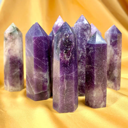 Lepidoliitti - Kristallikärki - Boostausta henkiselle polulle - 7cm - 8cm - Valkoisen Liekin Voima