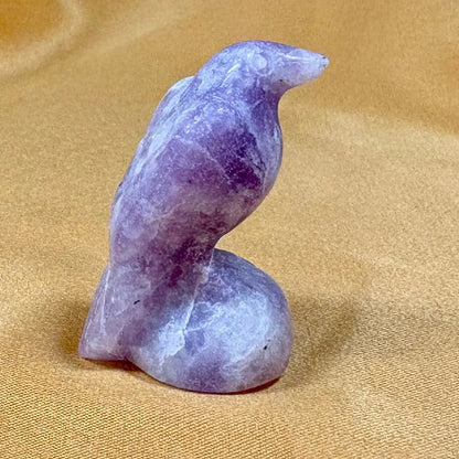 Lepidoliitti - Kristallilintu - 3,5cm - Valkoisen Liekin Voima