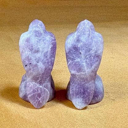 Lepidoliitti - Kristallilintu - 3,5cm - Valkoisen Liekin Voima