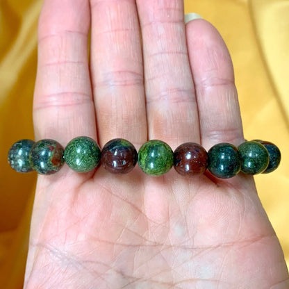 Lohikäärmeen verijaspis - Rannekoru - Lisää elinvoimaa, kohottaa mielialaa - Valkoisen Liekin Voima