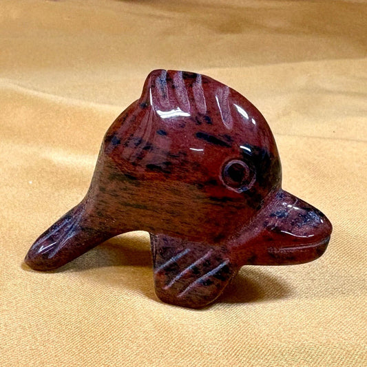Mahonkiobsdiaani - Kristallifisu - Lasten suosikki - 4,5cm - Valkoisen Liekin Voima
