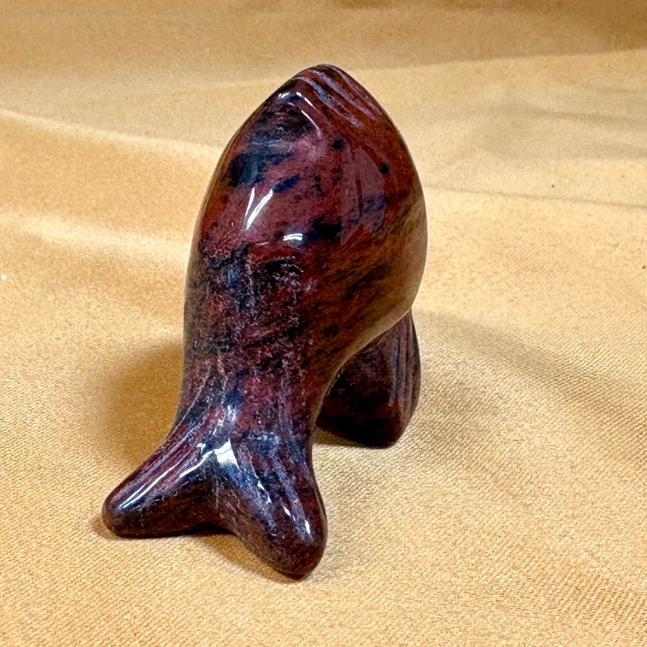 Mahonkiobsdiaani - Kristallifisu - Lasten suosikki - 4,5cm - Valkoisen Liekin Voima